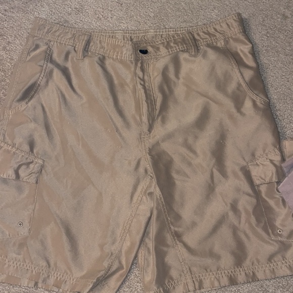 Magellan Outdoors Shorts 4 Mens Khaki Shirt Brand Magellan Size 34